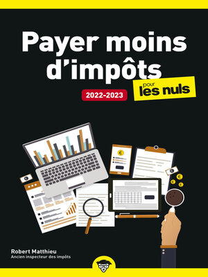 cover image of Payer moins d'impôts pour les Nuls Poche--Édition 2022-2023